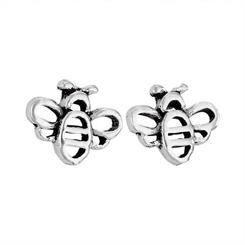 Tiger Mountain - Just Bee Sterling Silver Stud Earring