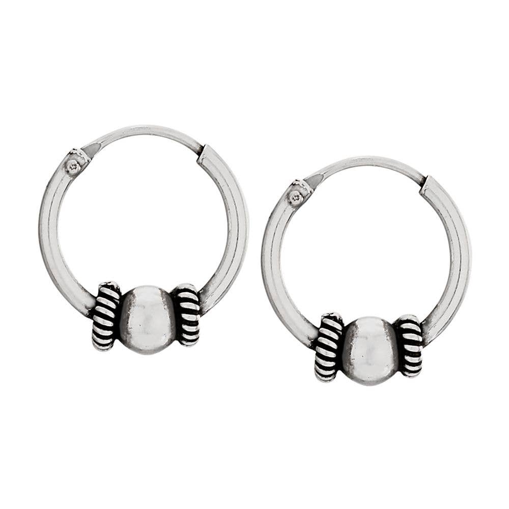 Tiger Mountain - Baja Sterling Silver Hoop Earrings