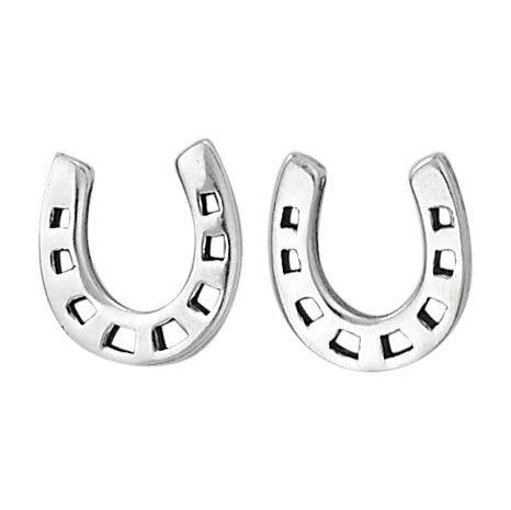 Tiger Mountain - Luckiest Day Sterling Silver Horseshoe Studs