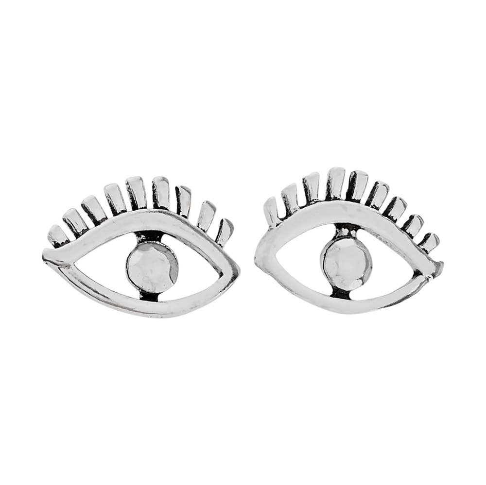 Tiger Mountain - Eye on the Prize Sterling Silver Eye Post Earrings