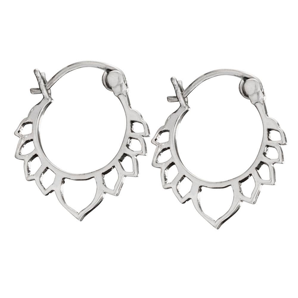 Tiger Mountain - Marrakesh Sterling Silver Hoop Earrings