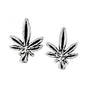 Tiger Mountain Plant Stud Earring