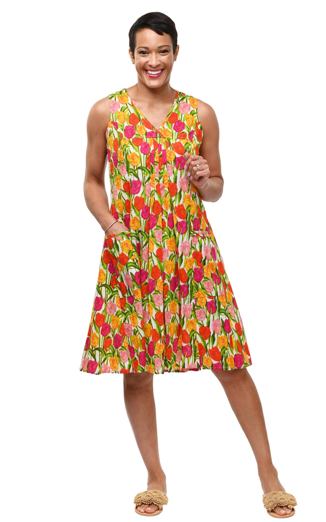 Tulip - Poppie Dress in Tulips