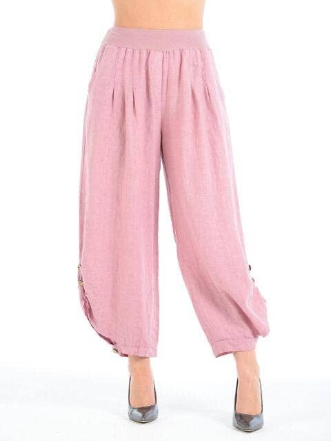 La Maison des Fibres Naturelles - Balloon-cut linen trousers