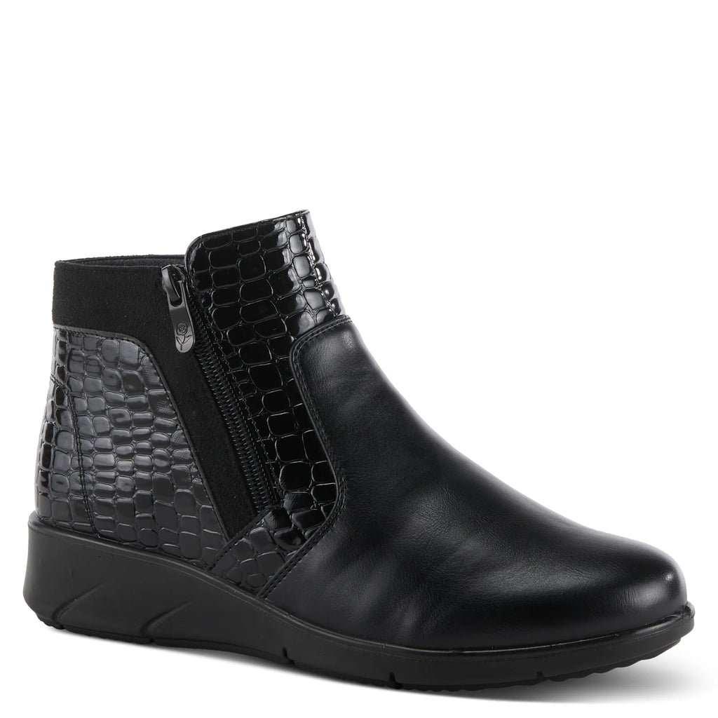 Spring Step Flexus Spencer Bootie in Black