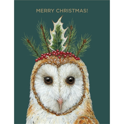 Hester & Cook Cards - Christmas Owl