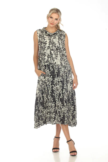 Moonlight - Dress in Black & Ivory