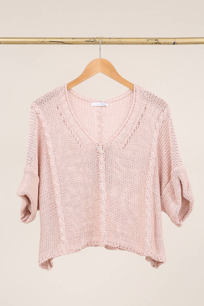 La Maison des Fibres Naturelles - Cotton knit sweater