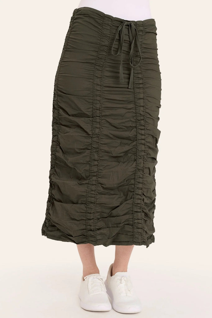 Wearables - Double Shirred Panel Skirt