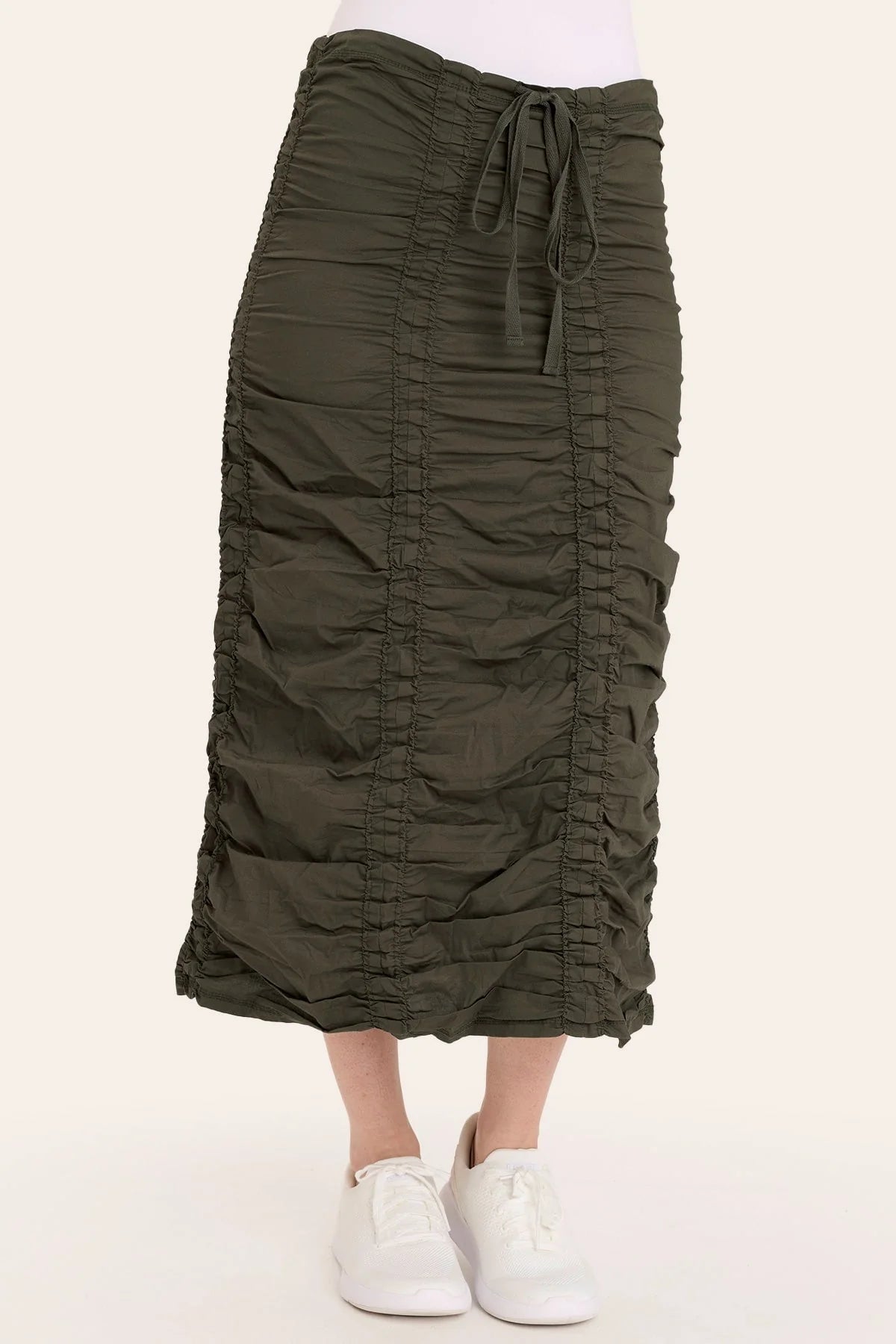 Wearables - Double Shirred Panel Skirt – Textiles IC