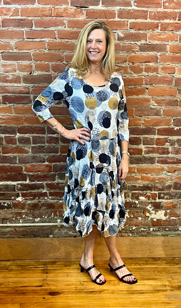 Shana - Woven Printed Dress