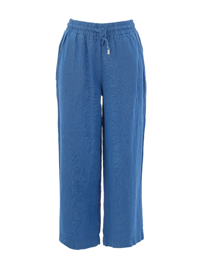 Dolcezza Linen Pants - Indigo