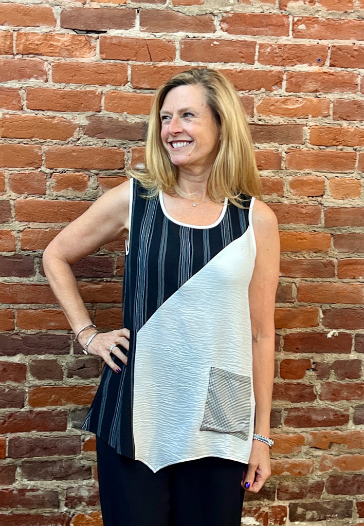 Shana - Airflow Stripe Tank