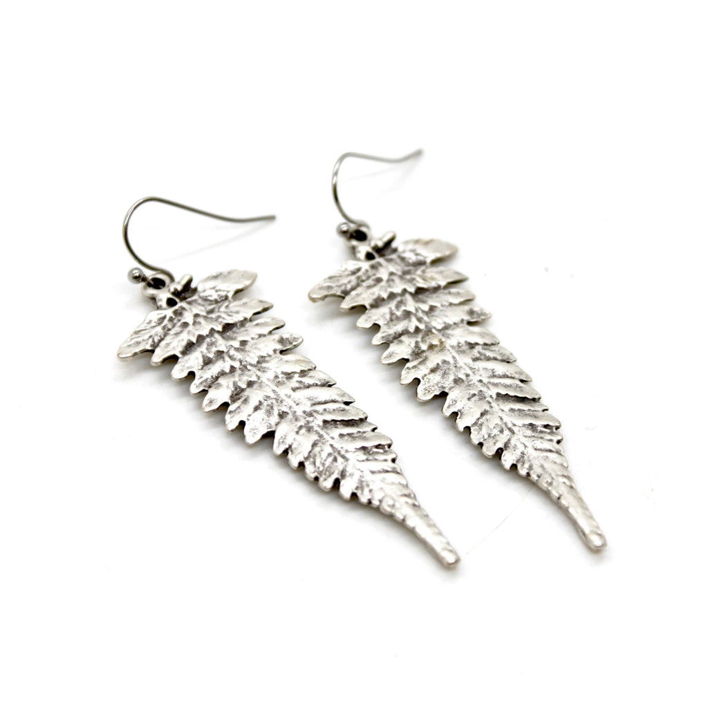 Lizou - Fern Leaf Earrings