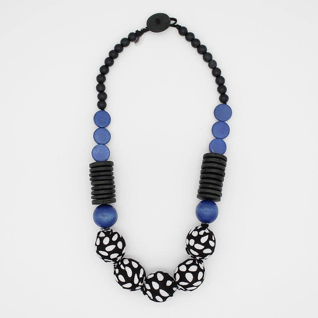 Sylca Designs Blue Imani Statement Necklace