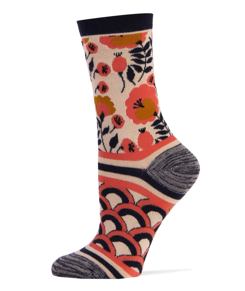 Oooh Yeah - The Wild | Women's Premium Bamboo Pattern Crew Socks