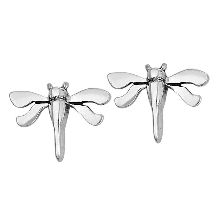Tiger Mountain - Dragonfly Days Sterling Silver Dragonfly Studs