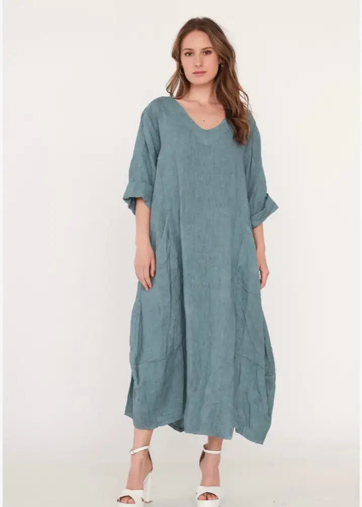 Colette La Maison des Fibres Naturelles Linen Dress