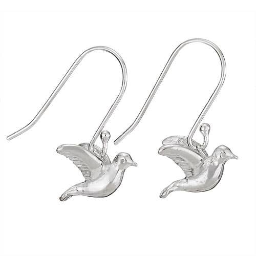 Tiger Mountain Jewelry - In Flight Sterling Silver Bird Earring