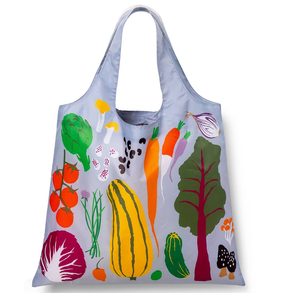 Yellow Owl - Vegetables Art Sack® - Eco-Friendly Reusable Tote