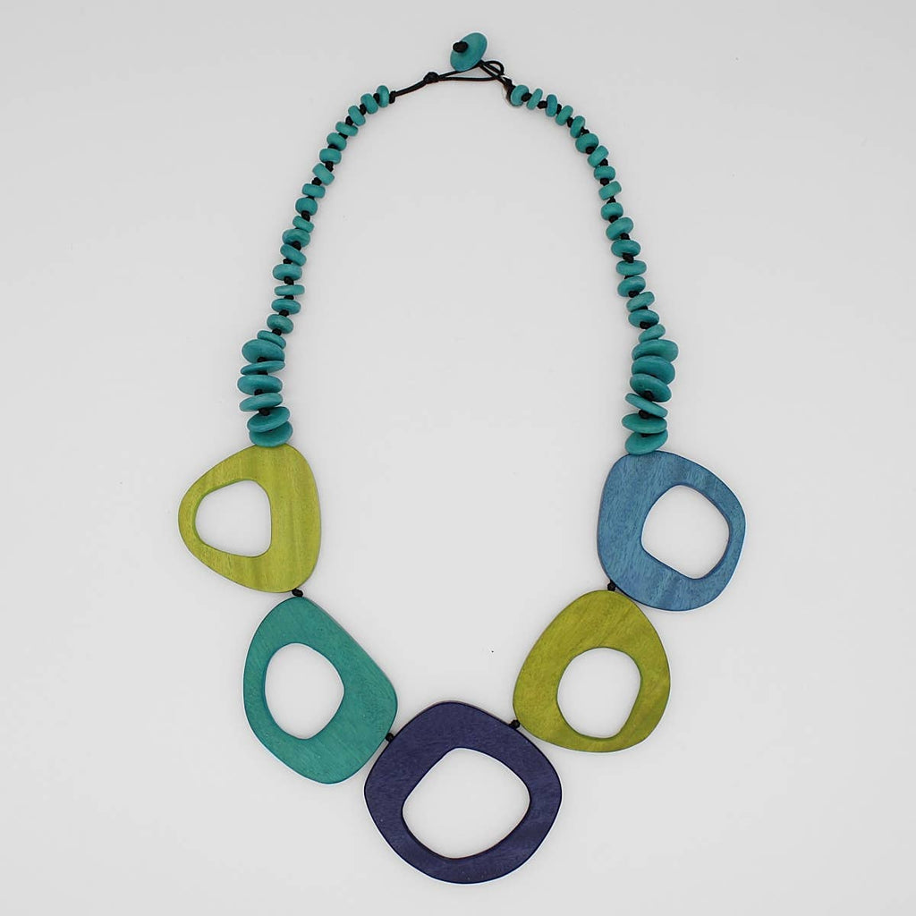 Sylca Designs Shades of Blue Roslyn Necklace