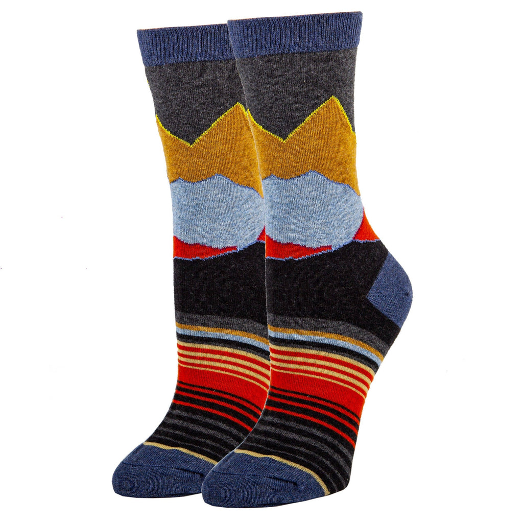 Oooh Yeah - Midnight Sky's | Women's Premium Cotton Crew Dress Socks