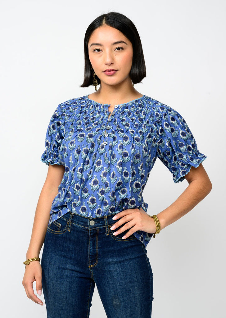 Ivy Jane - Smocked Neck Top
