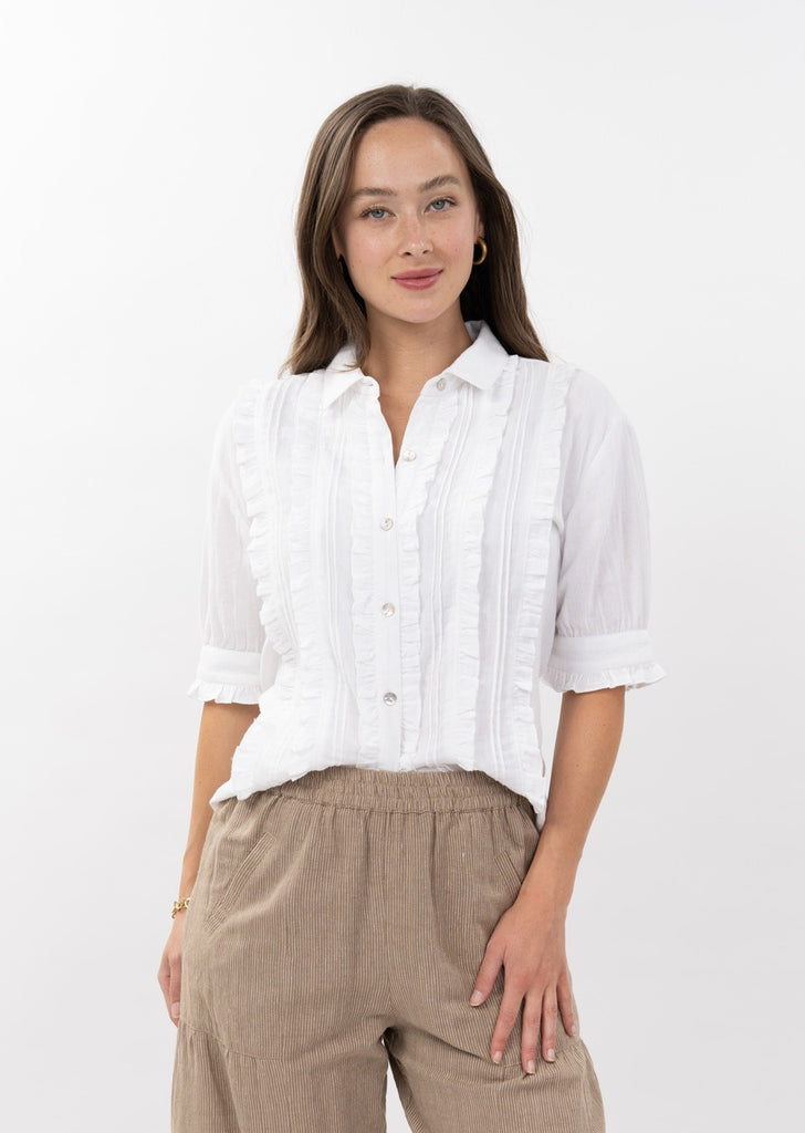 Ivy Jane - Tuxedo Gauze Shirt