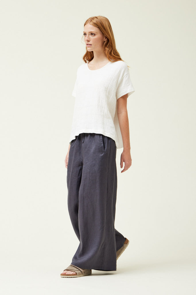 Grade & Gather - Long Line Linen Pant