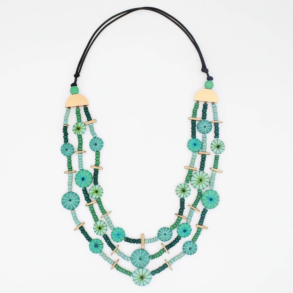 Sylca - Turquoise Teagan Triple Necklace