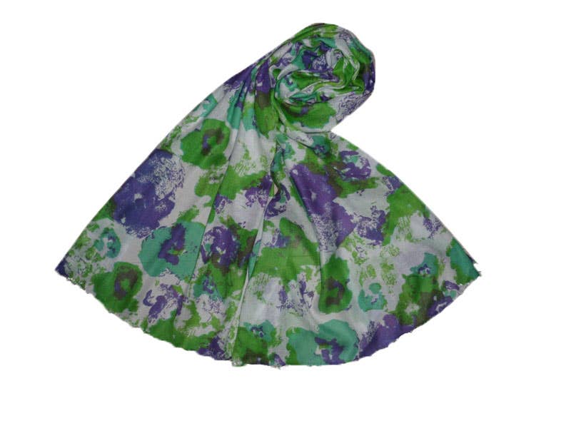 Rayz Intl - Screen Prints Scarf - Pansy