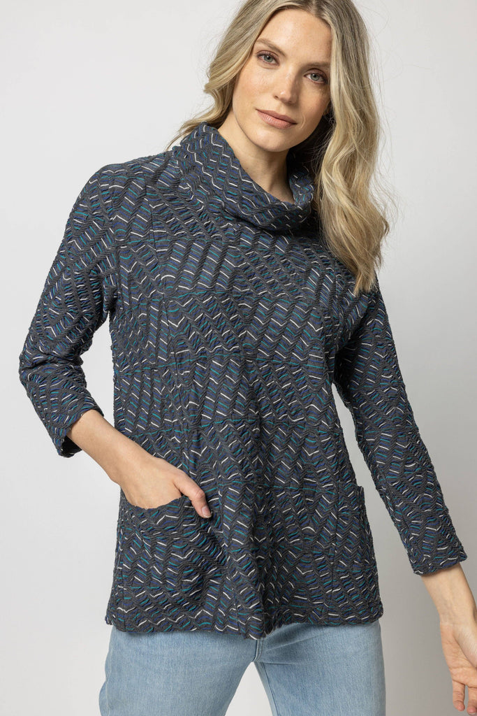 Komil - Skylar Weave Cowl Top