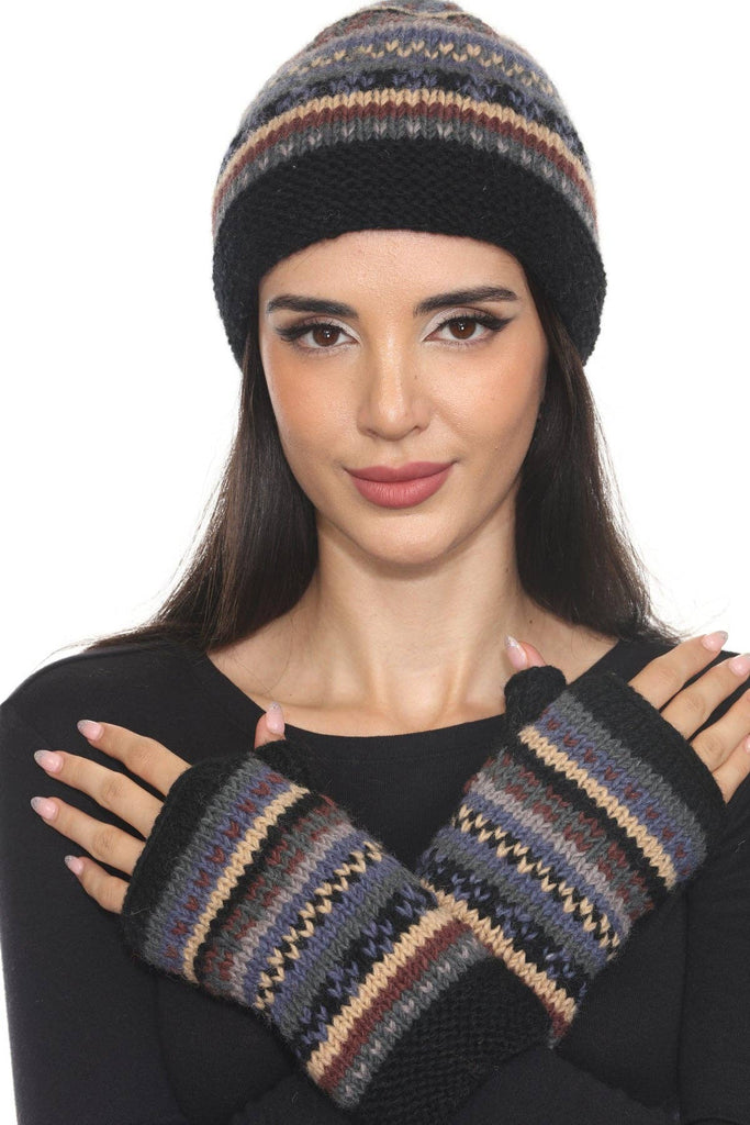 Lakhays - Cozy Striped Boho Armwarmer