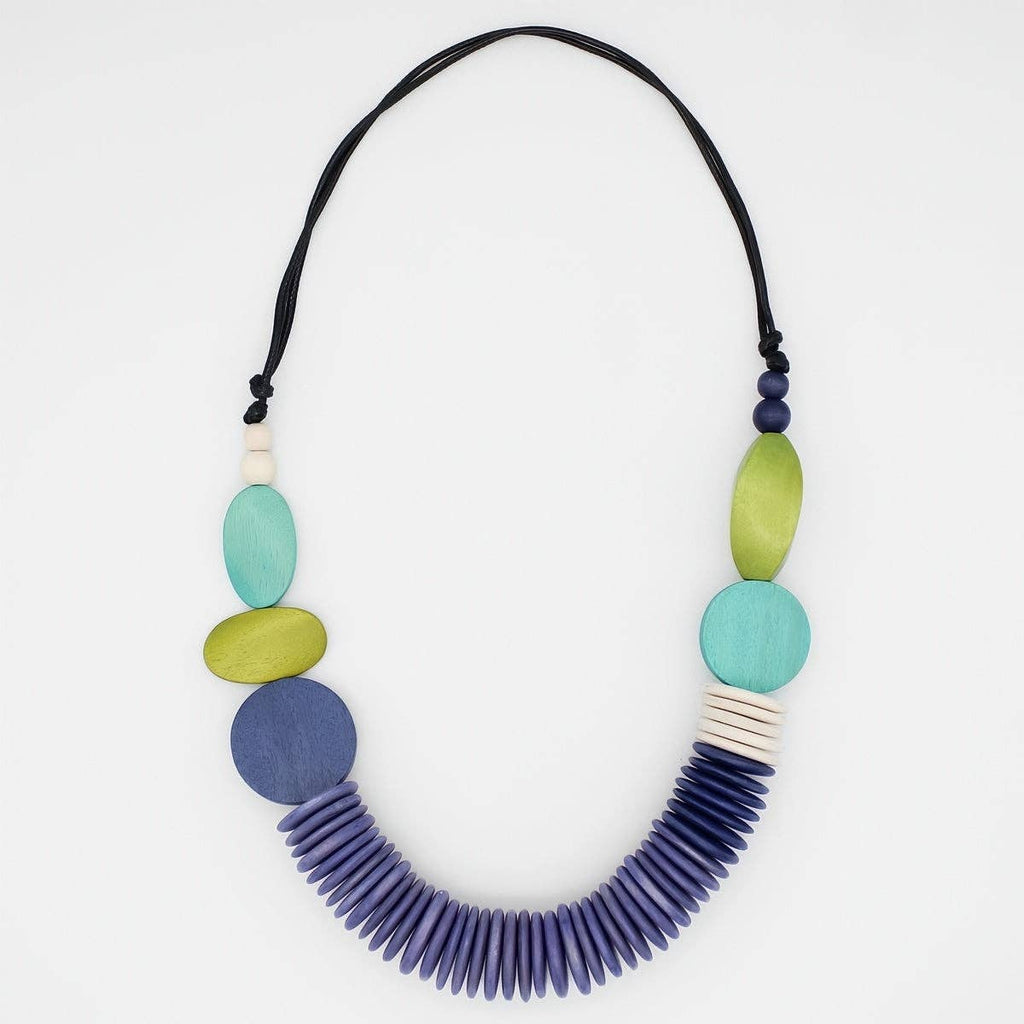 Sylca - Blue Calista Statement Necklace