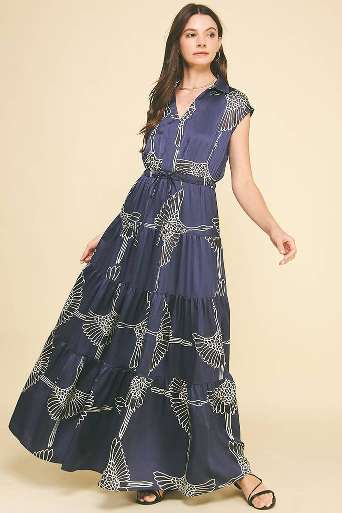 Pinch - PRINT TIERED MAXI DRESS