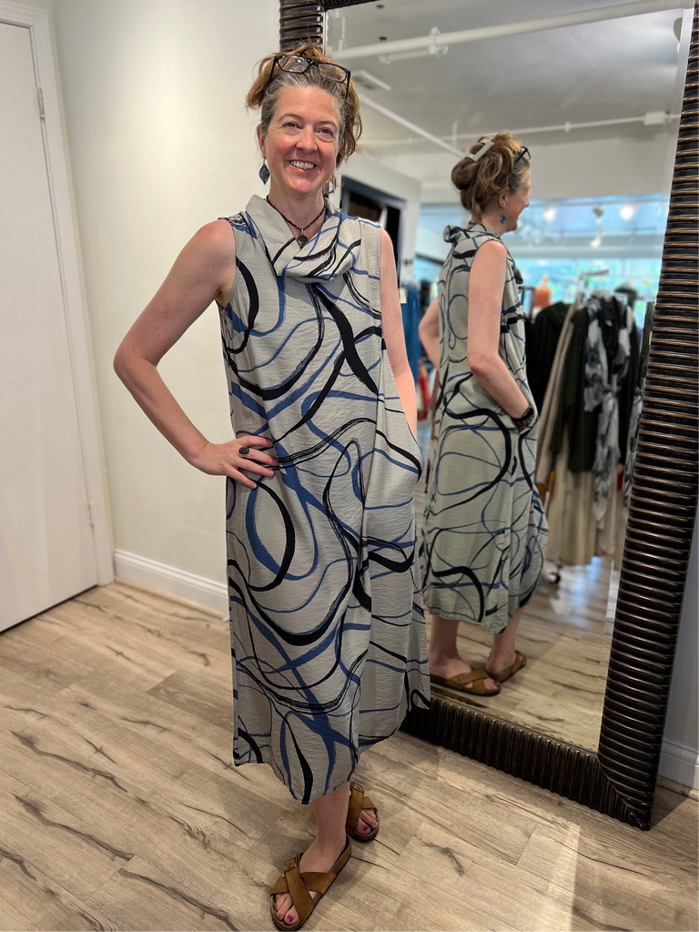 Cut Loose - Cowl Neck Maxi Dress