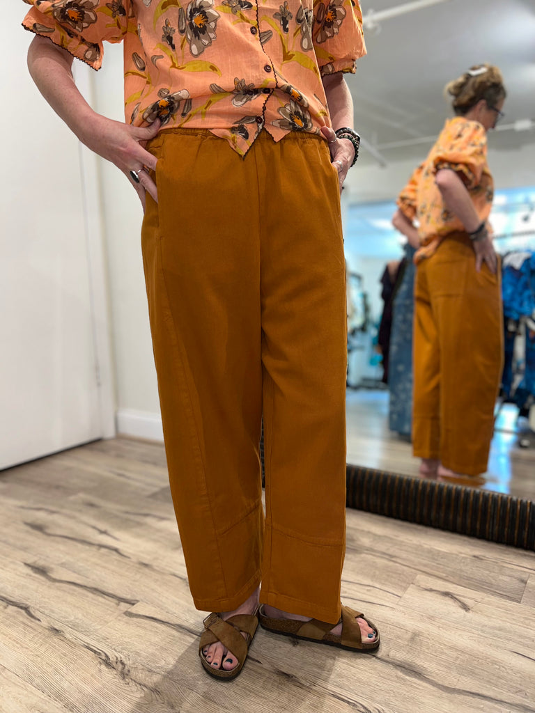 Ivy Jane - Barrel Pant in rust