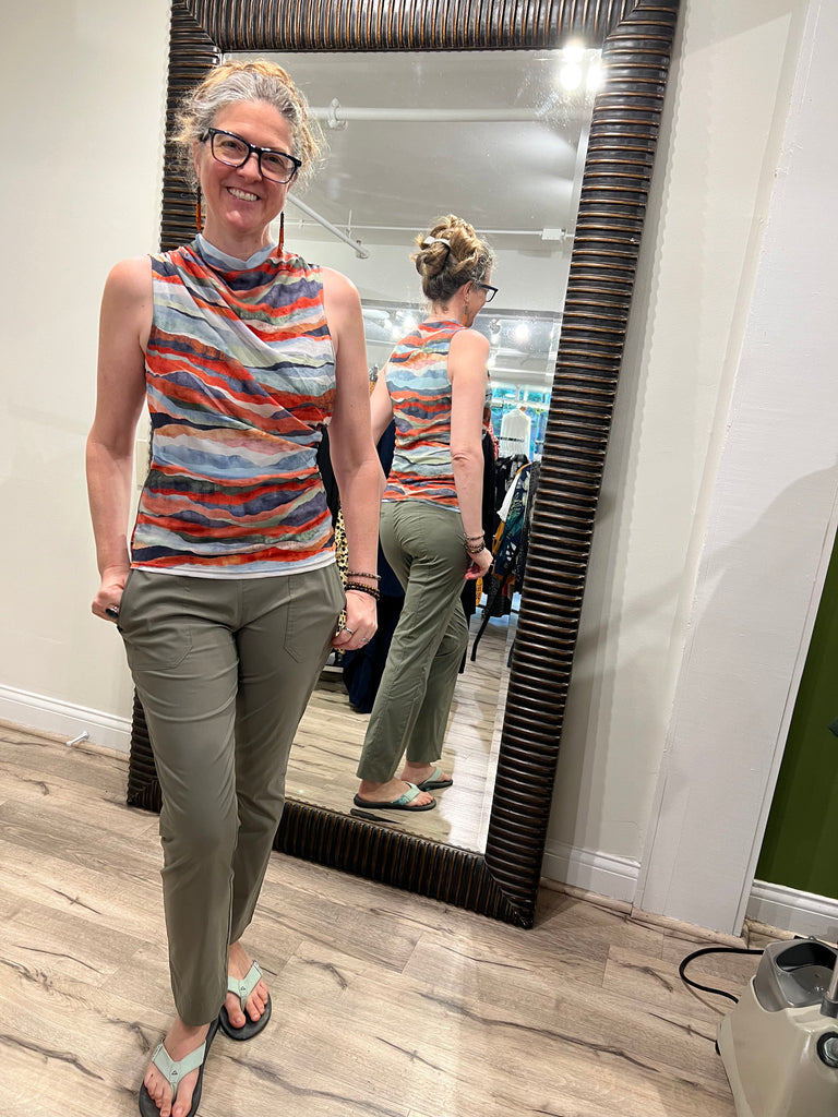 Foil - Full Throttle Pant in Sage