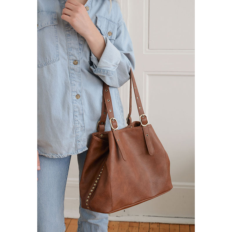 Joy Susan Shelby Studded Tote Bag