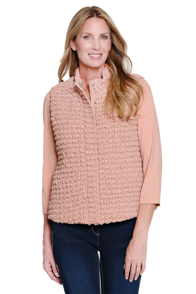 Multiples - Snap & Zip Thru Collar Quilted Vest