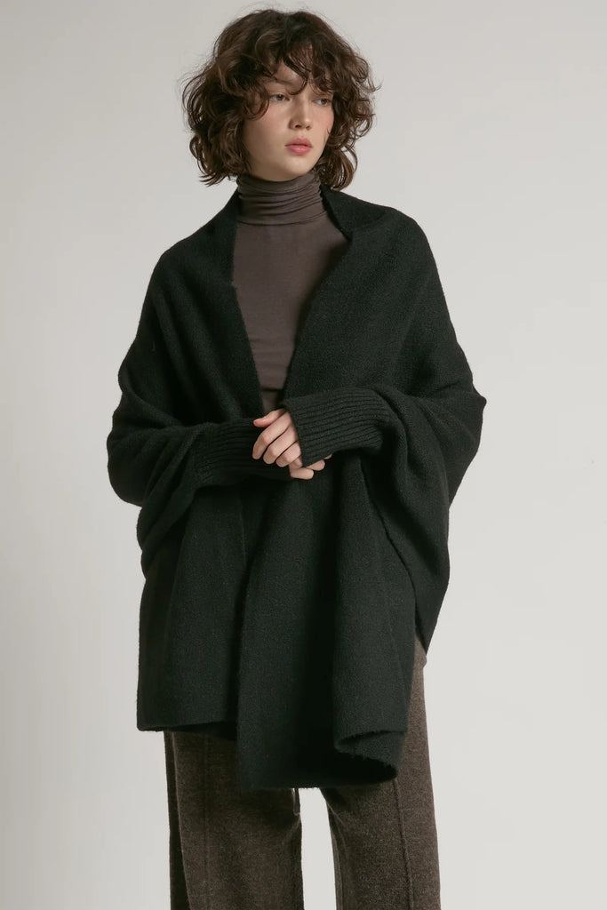 Look by M - Pocket Shrug Cape Cardigan
