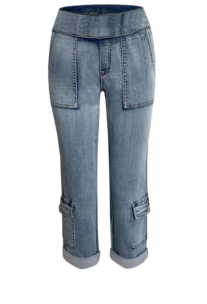 Ethyl - Cargo Capri Pant - Gallant