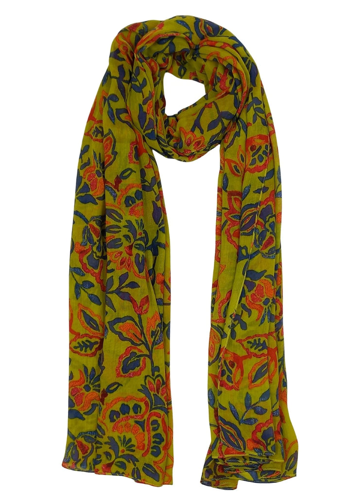 Vivante - Light weight scarf-lime