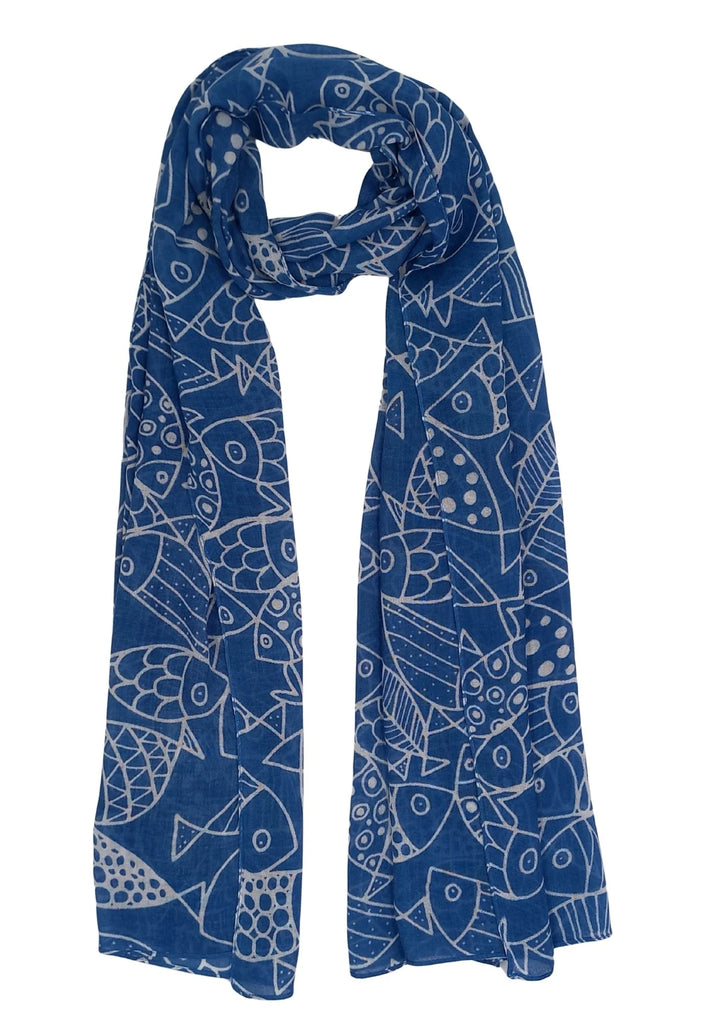 Vivante - Light weight scarf-blue