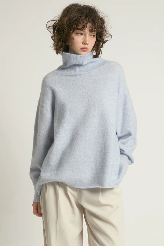 Look by M - Slouch Turtleneck Sweater