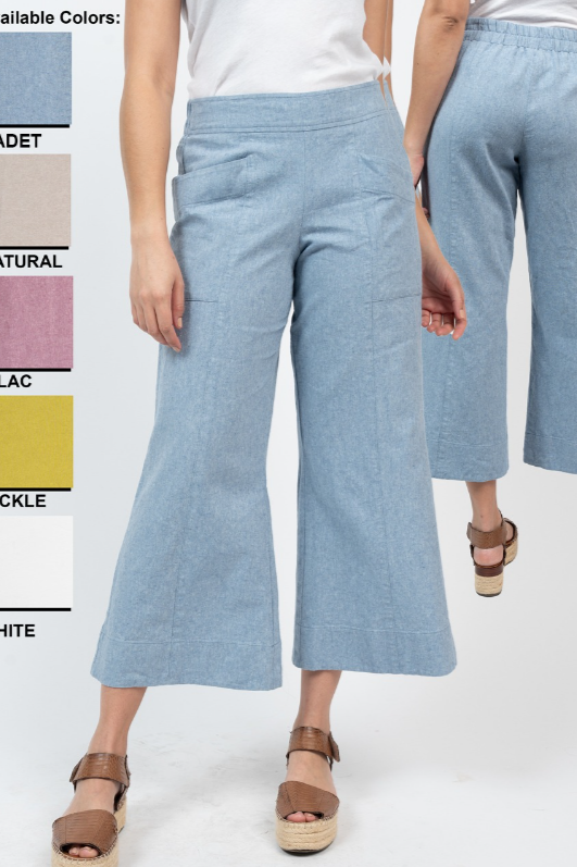 Ivy Jane - Linen Slouch Pocket Pant