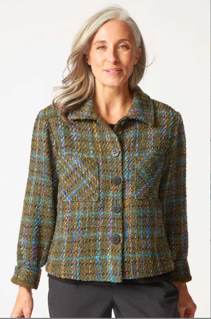 Habitat - Confetti Plaid Shacked - Avocado