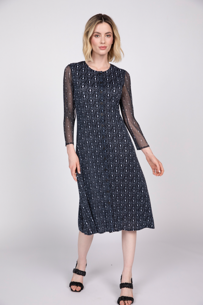 Olivia - Parisian Pleats Dress/Duster