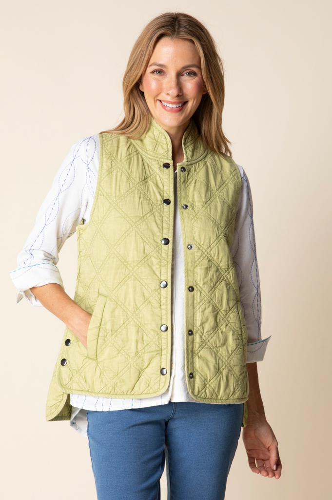 Habitat - Washed Quilted Cotton Vest