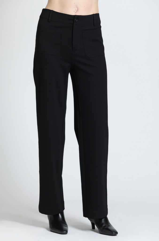 APNY - Long Wide Leg Patch Pocket Pant